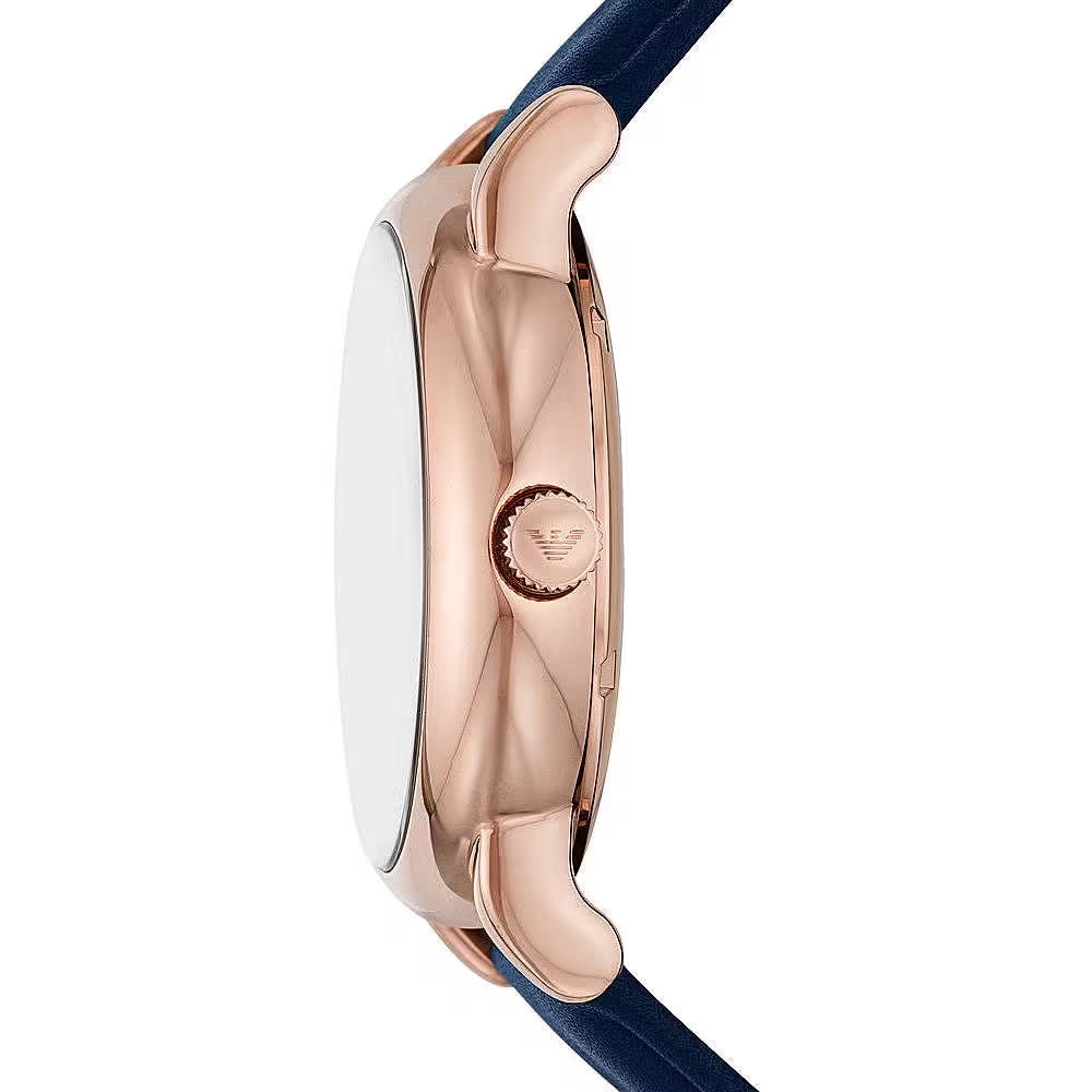 Emporio Armani Elegant Navy Blue Mechanical Men's Watch